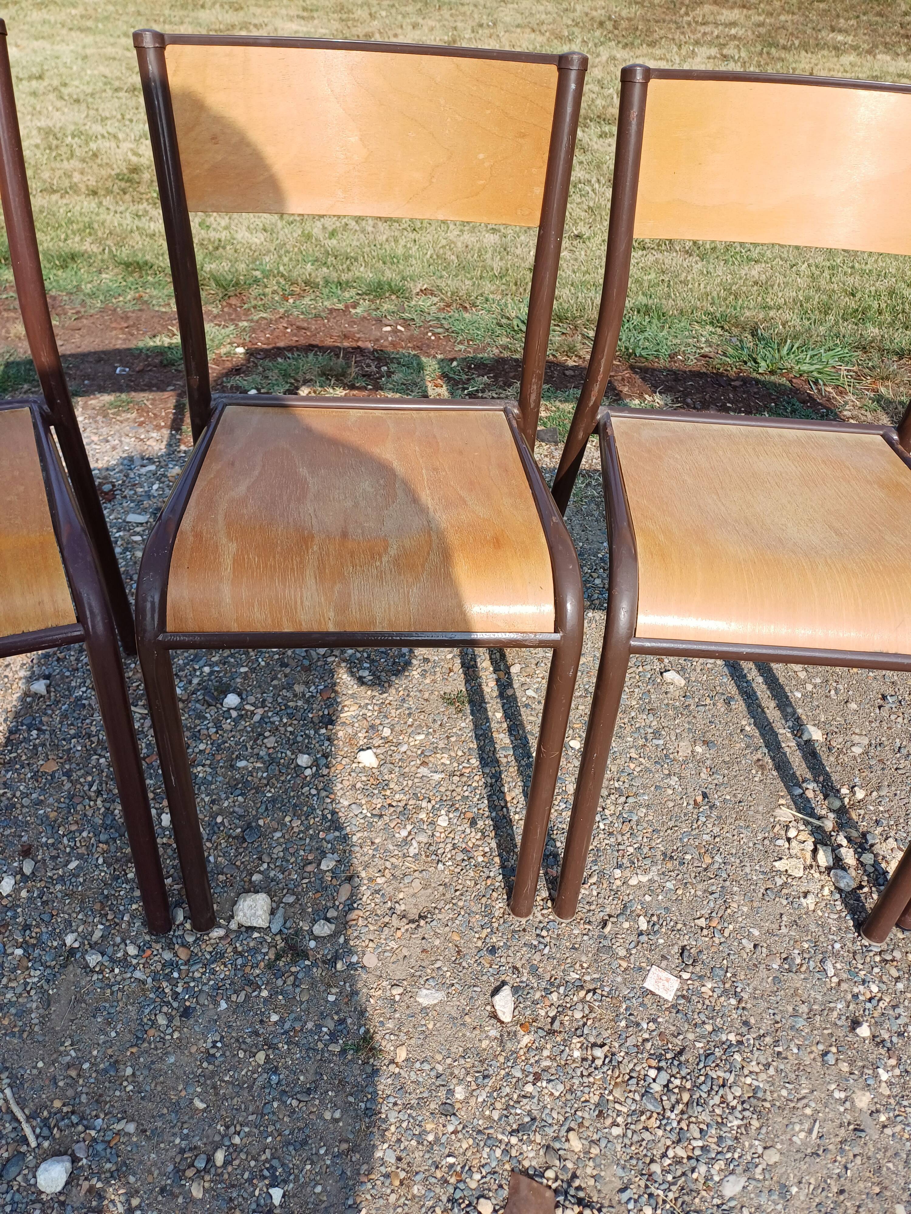 10 Vintage Canteen Chairs