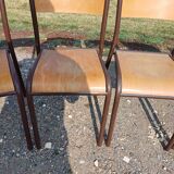 10 Vintage Canteen Chairs