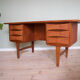 Mid-Century Danish Teak Desk, 1960s