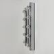 Set of 2 Targetti Sankey chrome wall lamps, 1970s