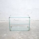 Console vintage en verre
