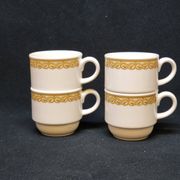 Villeroy & Boch 4 Stackable Coffee Cups