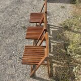 Set of 3 design folding chairs