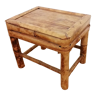Low bamboo stool