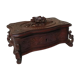 Ancienne boîte à bijoux en bois de la forêt noire