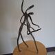 Sculpture Yves Lohé, couple de danseurs