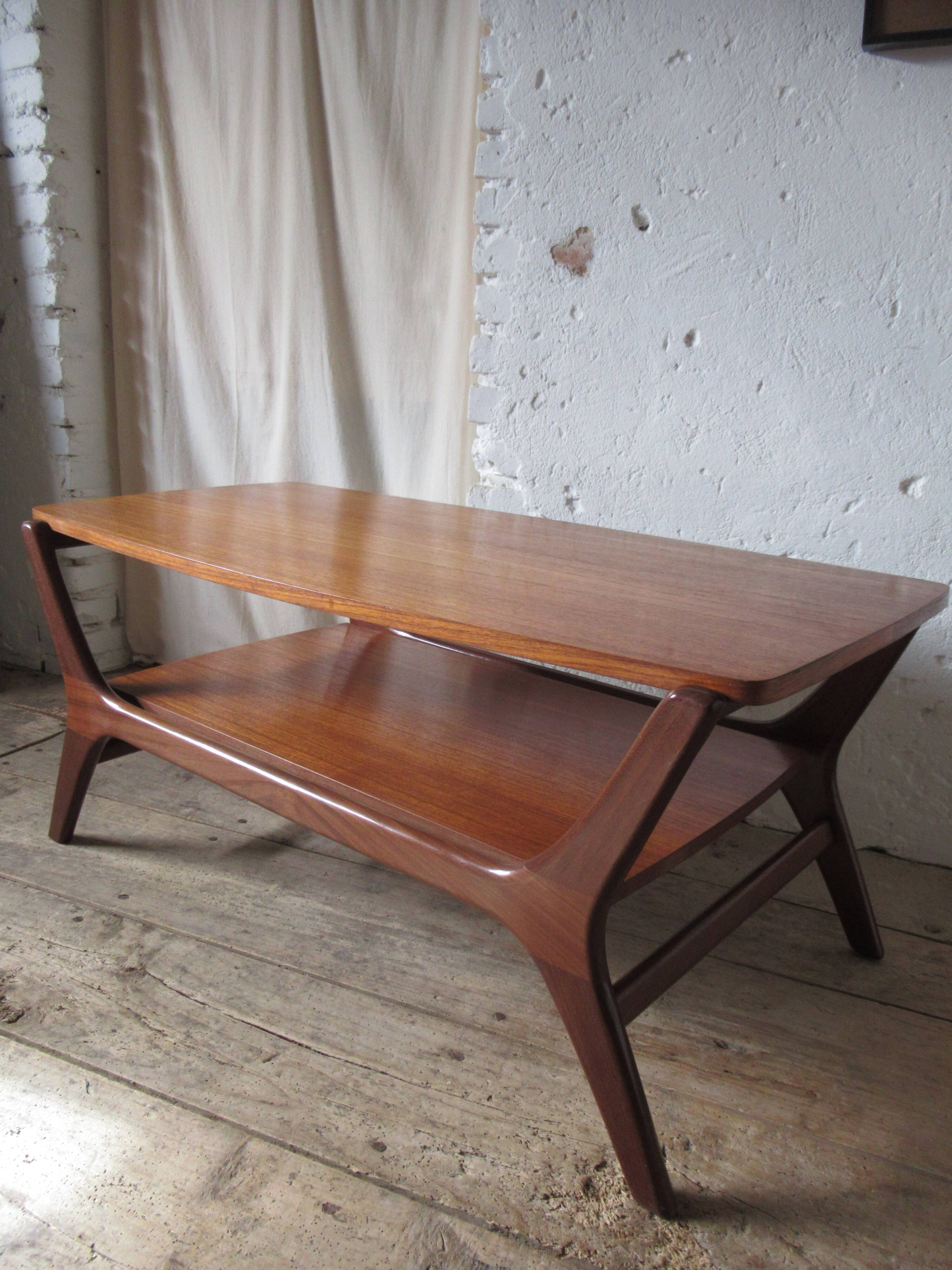 Teak coffee table