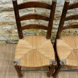 Pair of mulched chairs from the 60s