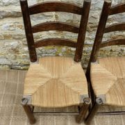 Pair of mulched chairs from the 60s