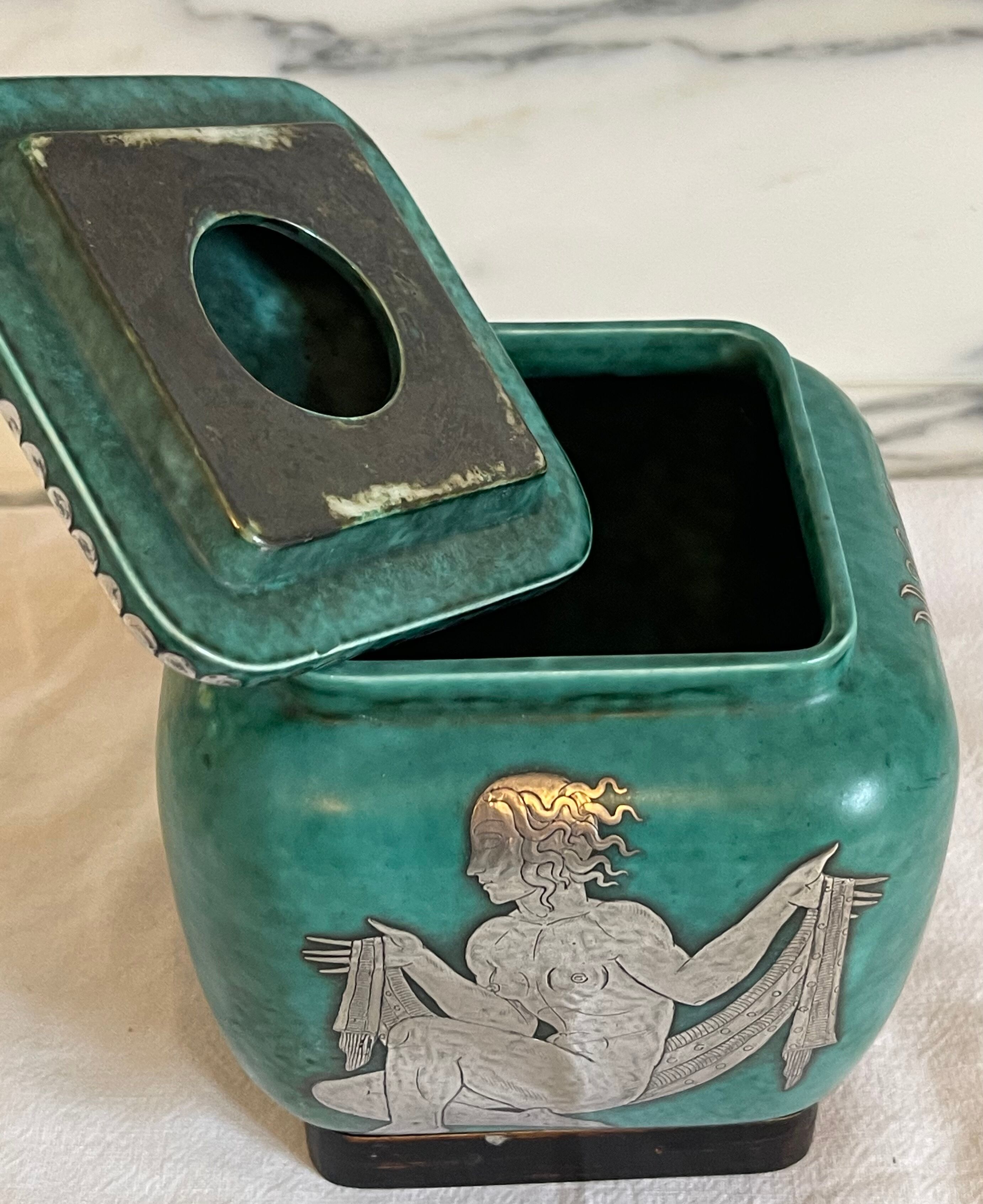 Gustavsberg argenta wilhelm kage pot