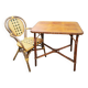 Rattan table