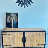 bamboo and ironwork buffet 1950 - 60