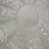 Glass vase, "octagons" pattern