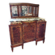 Louis xv style mahogany sideboard with marble top