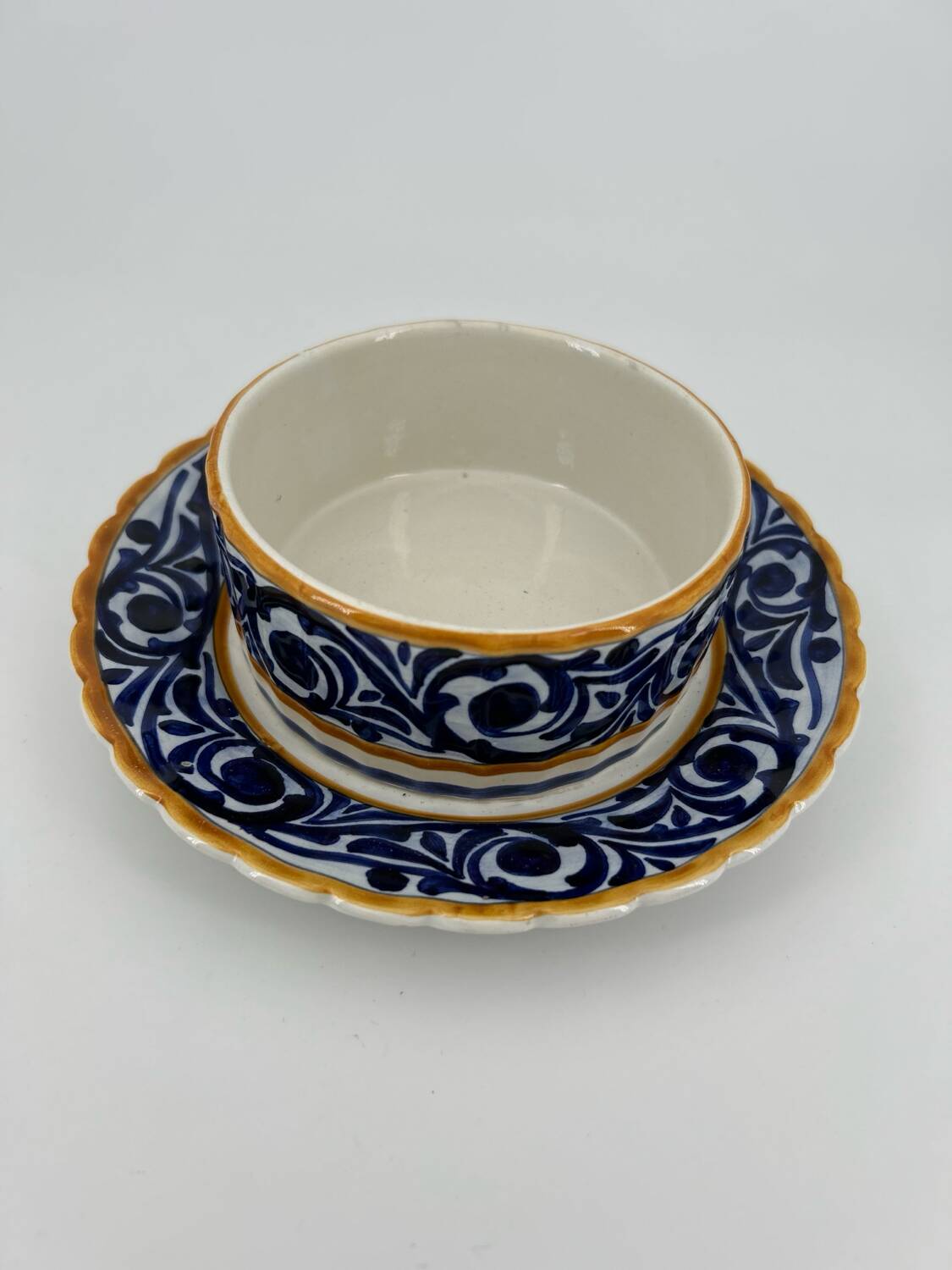 HB Quimper round sauceboat