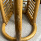 Rattan magazine rack