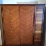 70s wardrobe with sliding doors