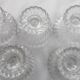 Set of 5 very old mini compote dishes, PORTIEUX