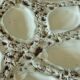 Vintage Vallauris Fat Lava ceramic oyster plate dish