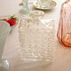 Carved glass decanter registered model made in France""