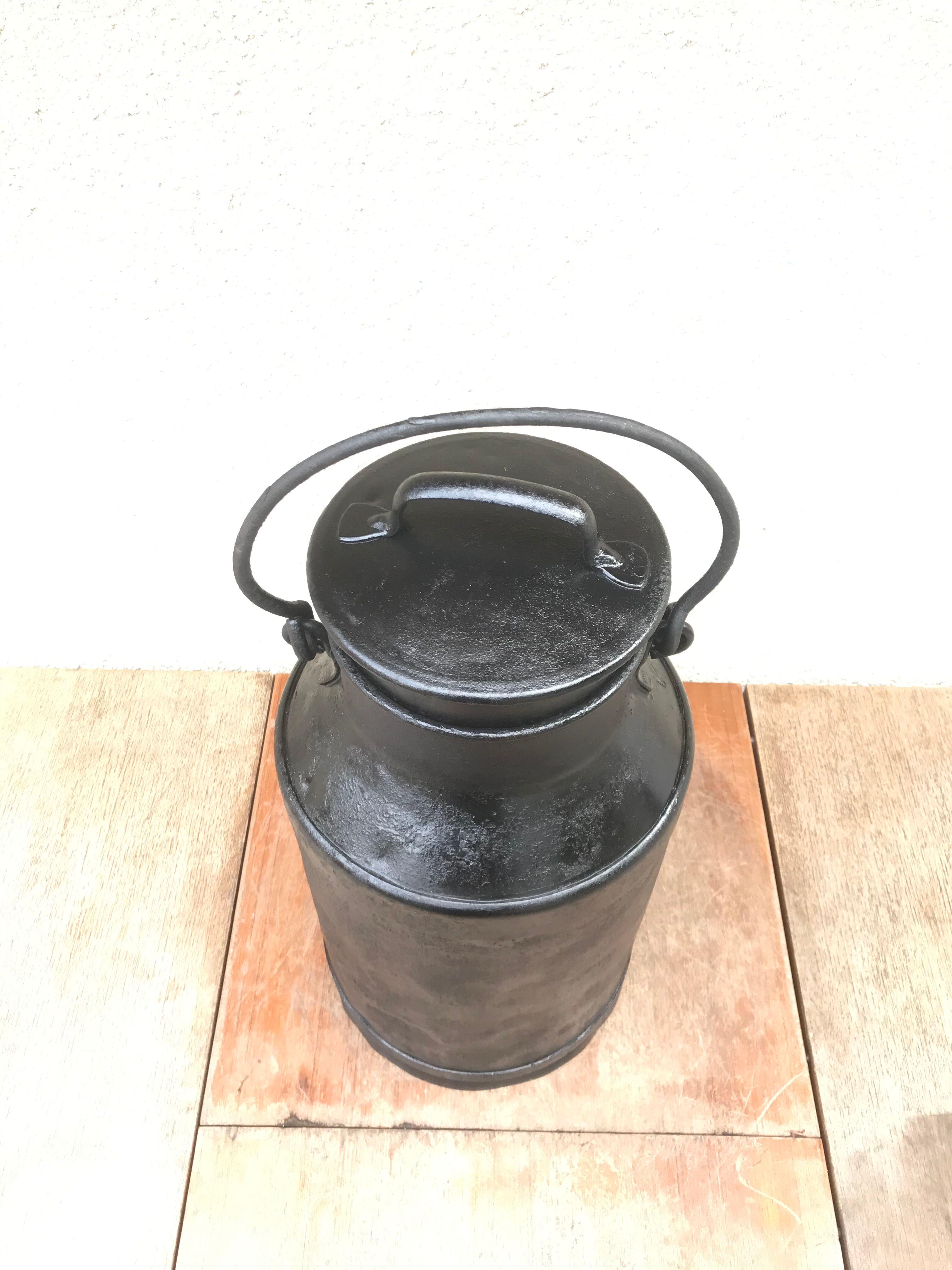 Old milk pot