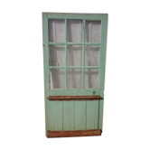 Old glass door