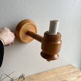 OPUS/ZIRKON vintage Ikea pine wall lamp