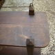 Old solid oak corner shelf
