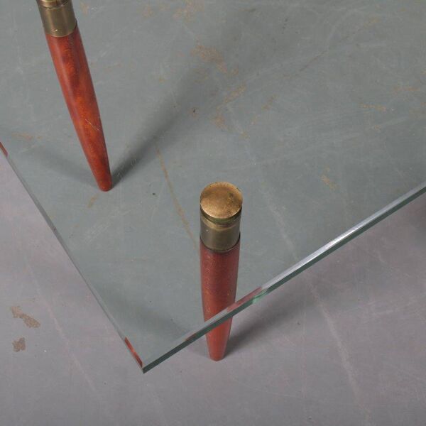 Table Basse Attribuée à Fontana Arte, Italie 1950