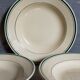 Four plates l'Amandinoise de Saint-Amand ancient