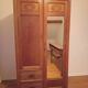 Parisian Art Deco wardrobe in solid oak