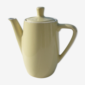 Vintage ceramic yellow coffee maker