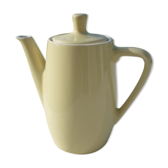 Vintage ceramic yellow coffee maker