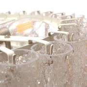 German 1960s chandelier with 60 cristall glass tubes
