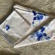 Nappe et serviettes brodées