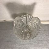 Vase ancien cristal taillé made in France vintage