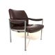Röder Söhne leather lounge chair by Miller Borgsen