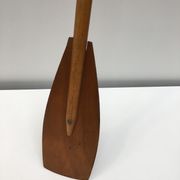 Old wooden oar