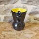Ceramic jug with a twisted handle