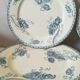 12 assiettes terre de fer Sarreguemines