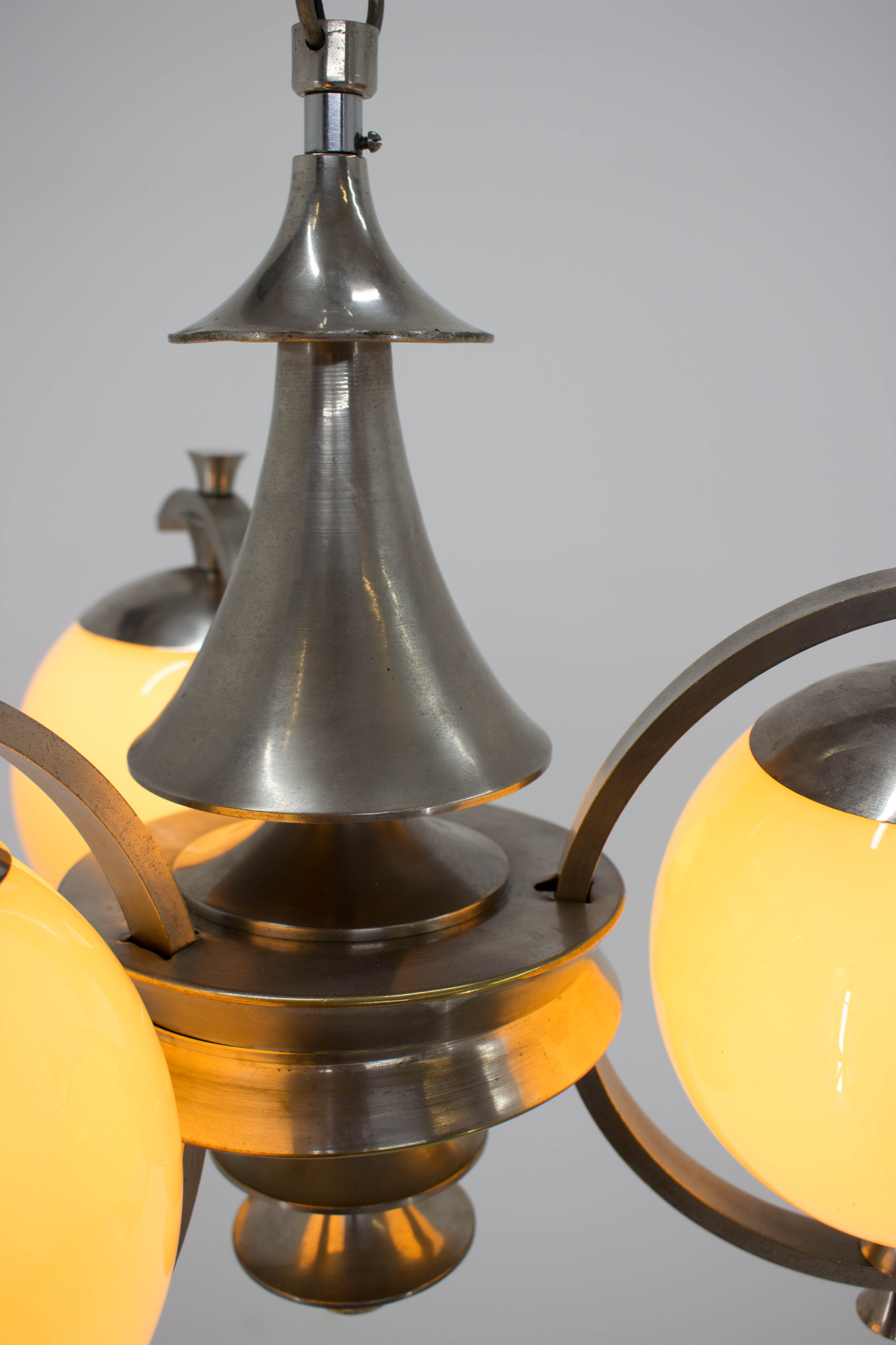 Rare Art Deco Chandelier, 1920s