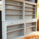 Great bibliotheque old grey patina