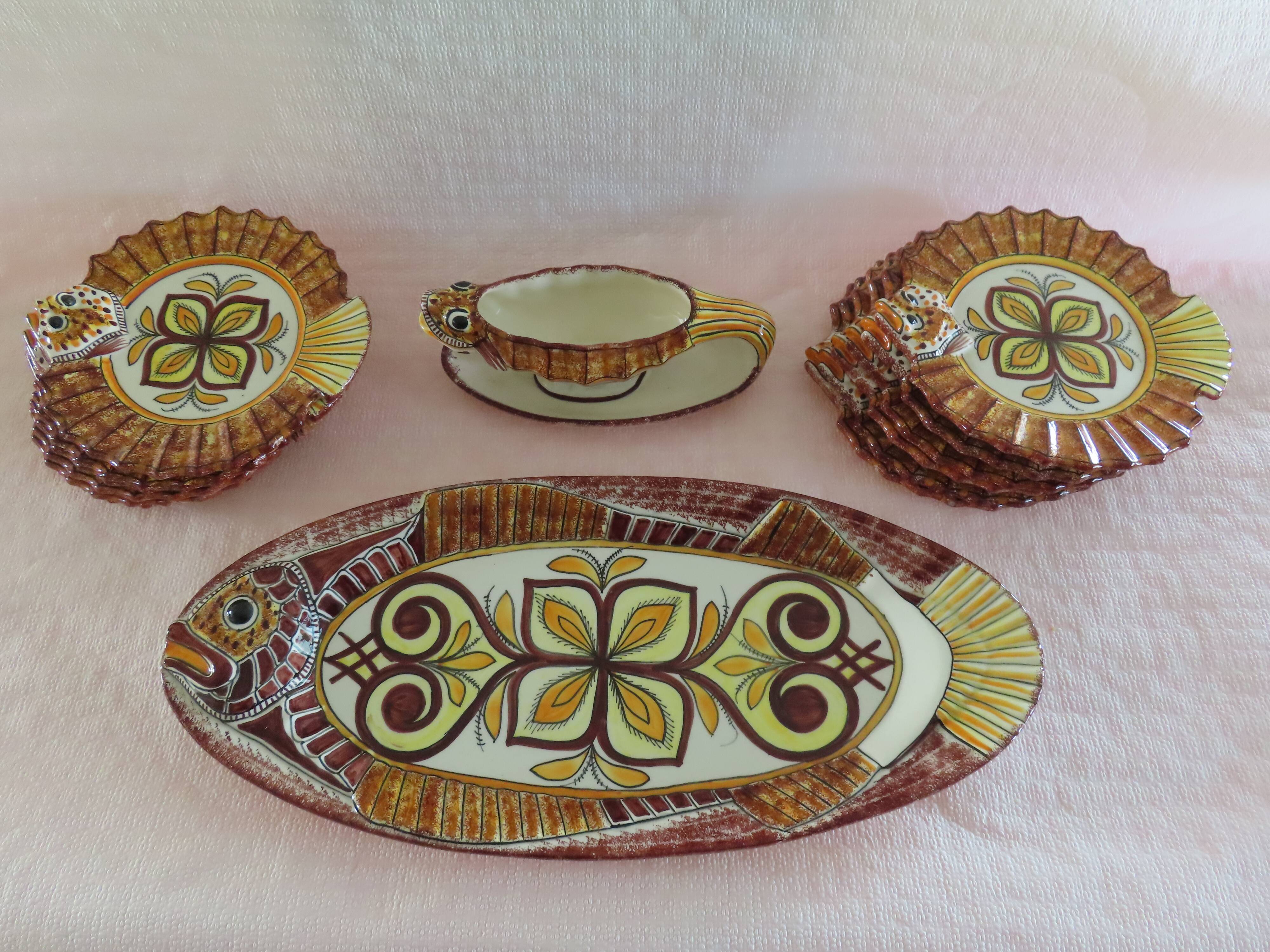 HENRIOT fish service, Quimper