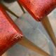 1960s skai compass leg chairs
