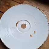 Industrial enamelled sheet metal wall light