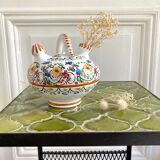 Gargoulette jug ceramic flower spade