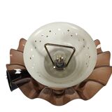 Herda Holland - Design hollandais - Lampe suspendue - Laiton - Acrylique - Années 70