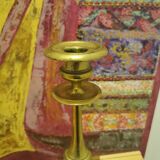 Pair of brass candlesticks