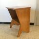 2 vintage bedside tables compass feet 50s
