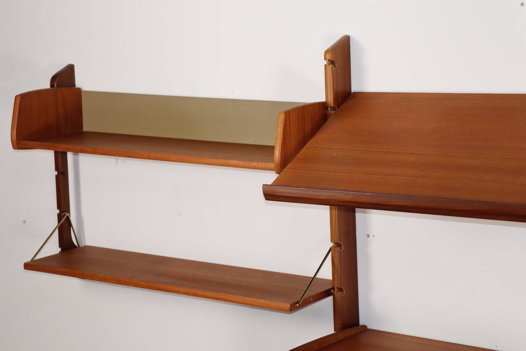 Modular Scandinavian wall library – Blindheim Møbelfabrik – 1960